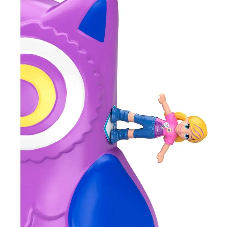 Polly Pocket GKJ47 - Nachteulen Campingplatz mit 2 kleinen Puppen und Zubehör, Spielzeug ab 4 Jahren – Bild 8
