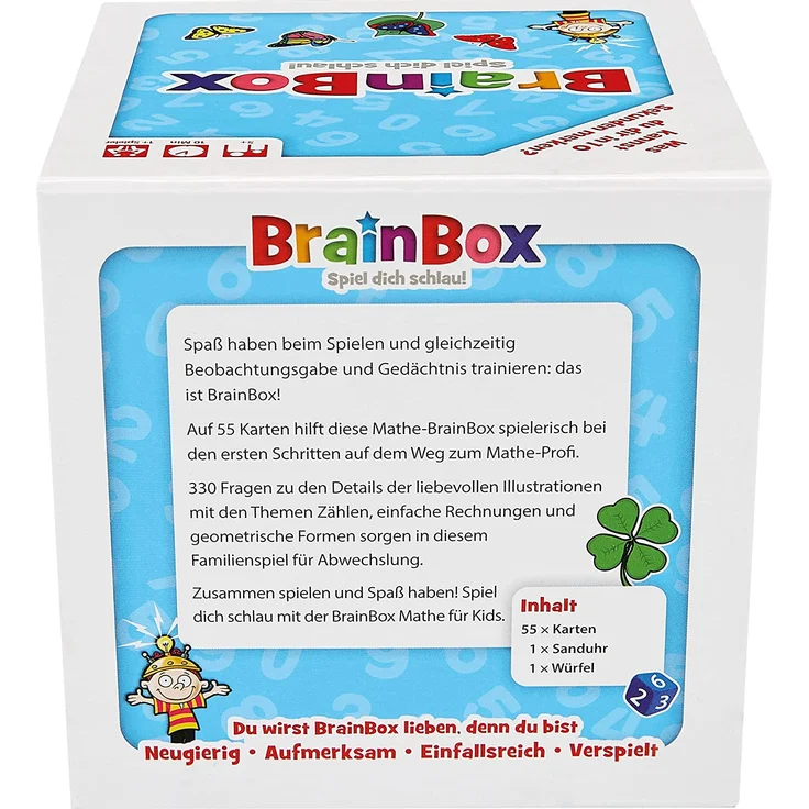 Brain BOX 94939 - Lernspiel - Mathe für Kids, Spiel dich schlau - ab 1 Spieler, Dauer circa 10 Minuten – Bild 4