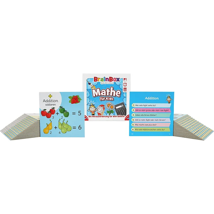 Brain BOX 94939 - Lernspiel - Mathe für Kids, Spiel dich schlau - ab 1 Spieler, Dauer circa 10 Minuten – Bild 3