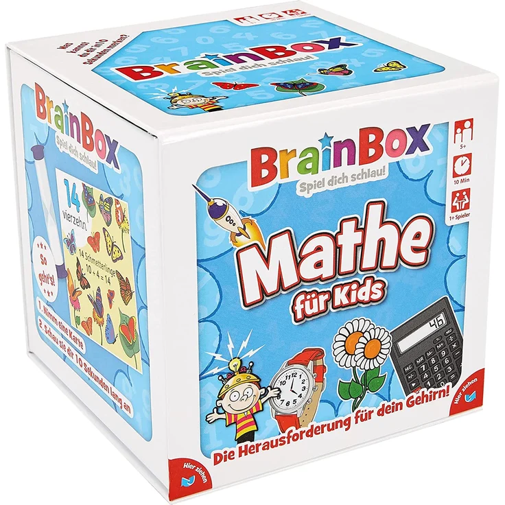 Brain BOX 94939 - Lernspiel - Mathe für Kids, Spiel dich schlau - ab 1 Spieler, Dauer circa 10 Minuten – Bild 6