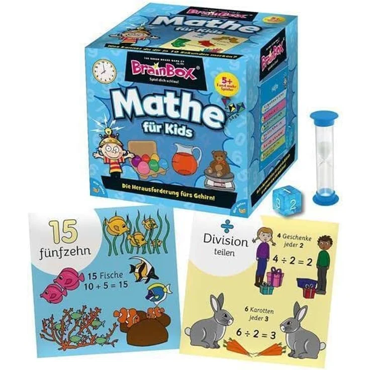 Brain BOX 94939 - Lernspiel - Mathe für Kids, Spiel dich schlau - ab 1 Spieler, Dauer circa 10 Minuten – Bild 7