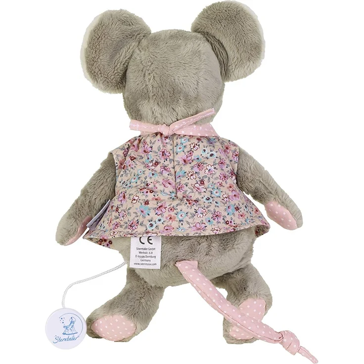 Sterntaler Spieluhr, Stofftier Maus Mabel, Austauschbares Spielwerk, Größe: M, Mehrfarbig/Grau - Preisvergleich – Bild 4