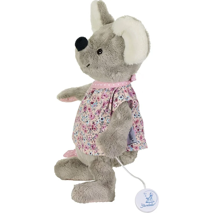 Sterntaler Spieluhr, Stofftier Maus Mabel, Austauschbares Spielwerk, Größe: M, Mehrfarbig/Grau - Preisvergleich – Bild 2