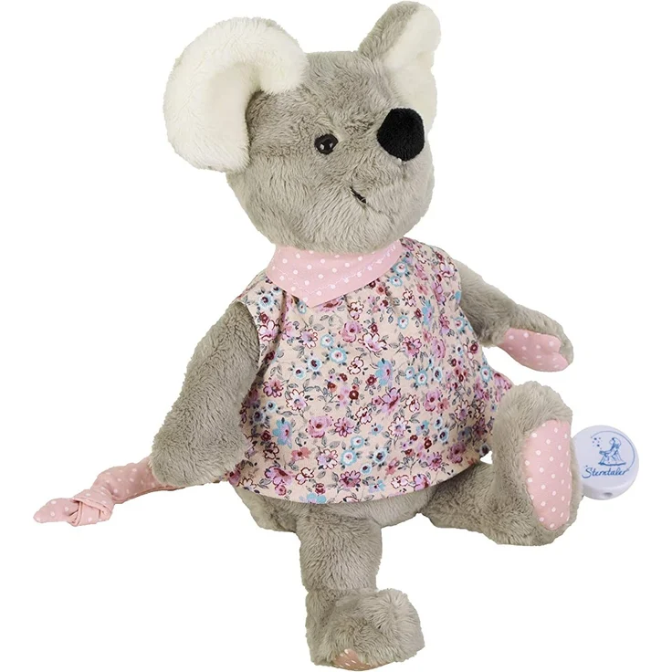 Sterntaler Spieluhr, Stofftier Maus Mabel, Austauschbares Spielwerk, Größe: M, Mehrfarbig/Grau - Preisvergleich – Bild 3