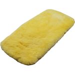 Naturasan Universal Lammfell Sitzauflage, Lammfell Kinderwagen Sitzeinlage für Buggy, Babyschale, Babybett, Kindersitz etc. medizinisch gegerbt, gerade Passform, ca 73 x 35 cm, Liner - 01