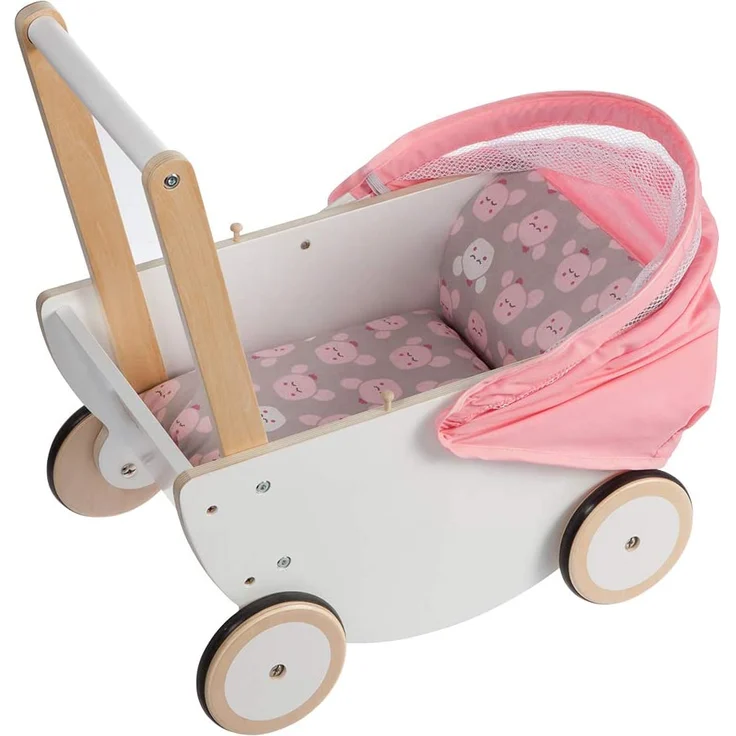 howa® 2-in-1 Puppenwagen aus Holz mit Verdeck Cozy Cactus – Bild 2
