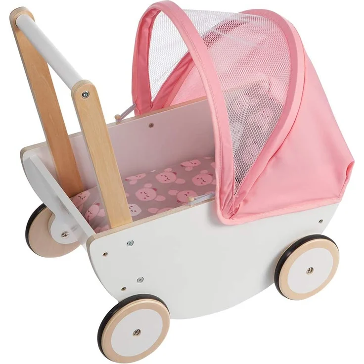 howa® 2-in-1 Puppenwagen aus Holz mit Verdeck Cozy Cactus – Bild 3