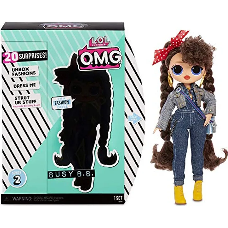 Surprise Toys2u L.O.L OMG Busy B.B. Fashion Doll Dolls with 20