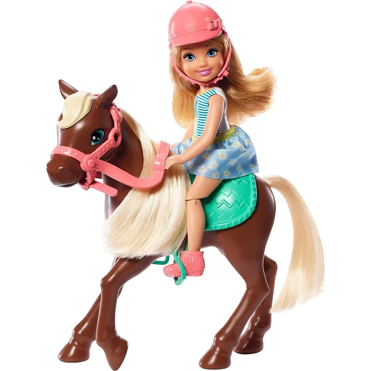 Mattel - Barbie Chelsea - Puppe & Pony blond – Bild 10