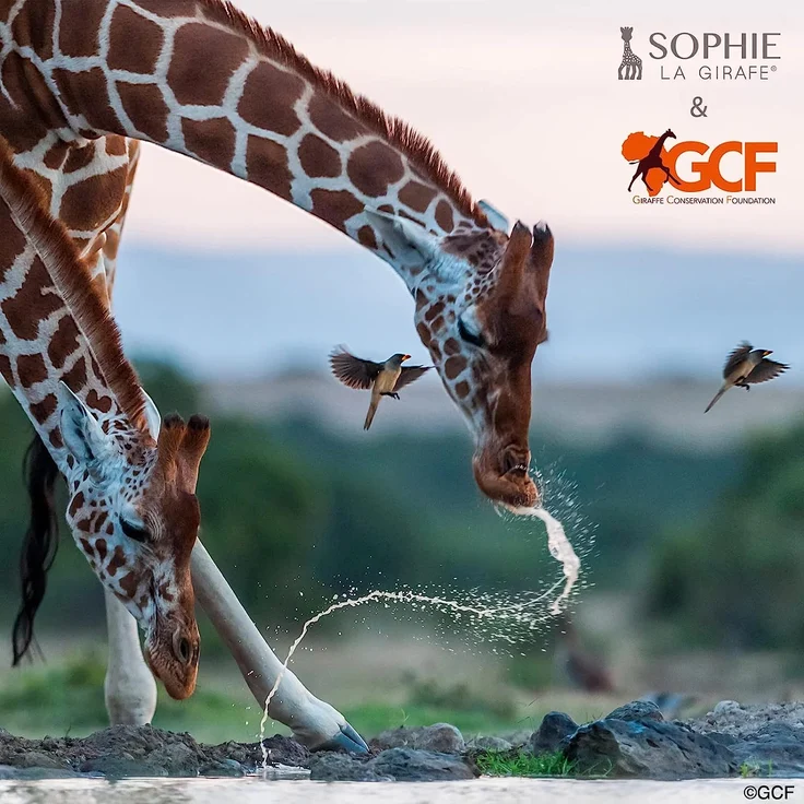 Sophie de giraf + sleutelhanger Save the Giraffes set – Bild 4