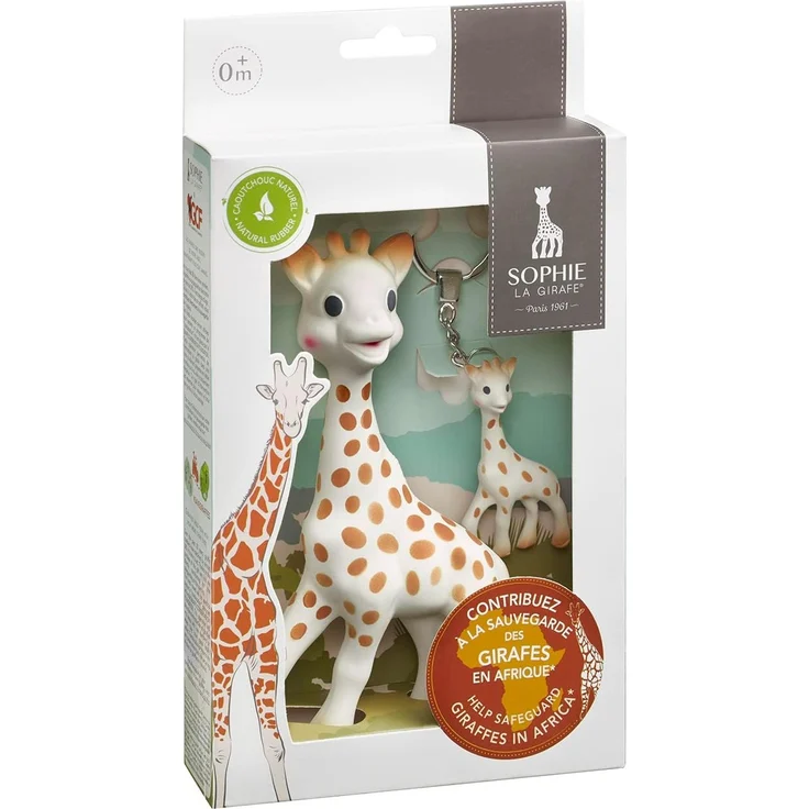Sophie de giraf + sleutelhanger Save the Giraffes set – Bild 2