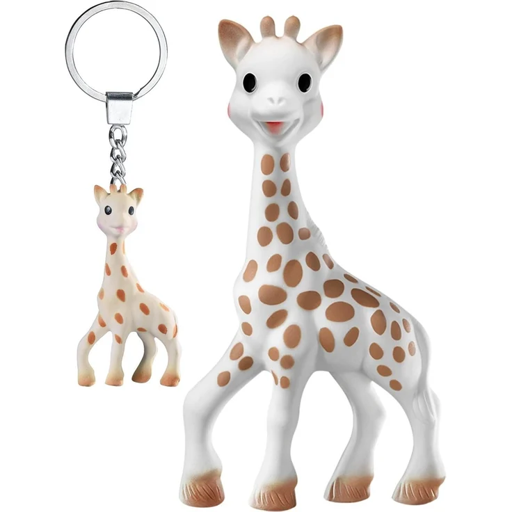 Sophie de giraf + sleutelhanger Save the Giraffes set – Bild 1