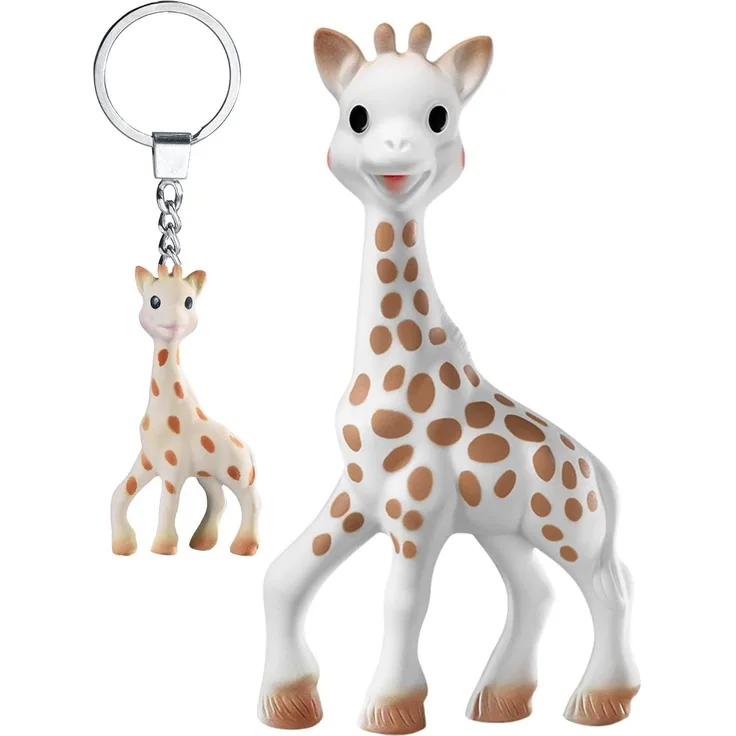 Sophie de giraf + sleutelhanger Save the Giraffes set