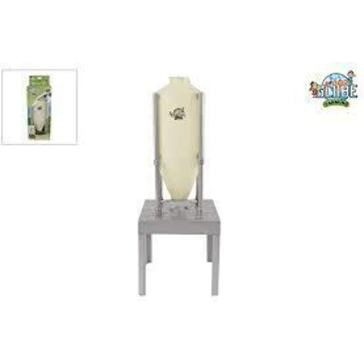 Kids Globe B01KKEIH0A Mega Silo 1:32 (Bauernhofspielzeug, auch für große Anhänger geeignet, zum Befüllen mit Mais, 14x14x38 cm) 570062, grau - Preisvergleich – Bild 3