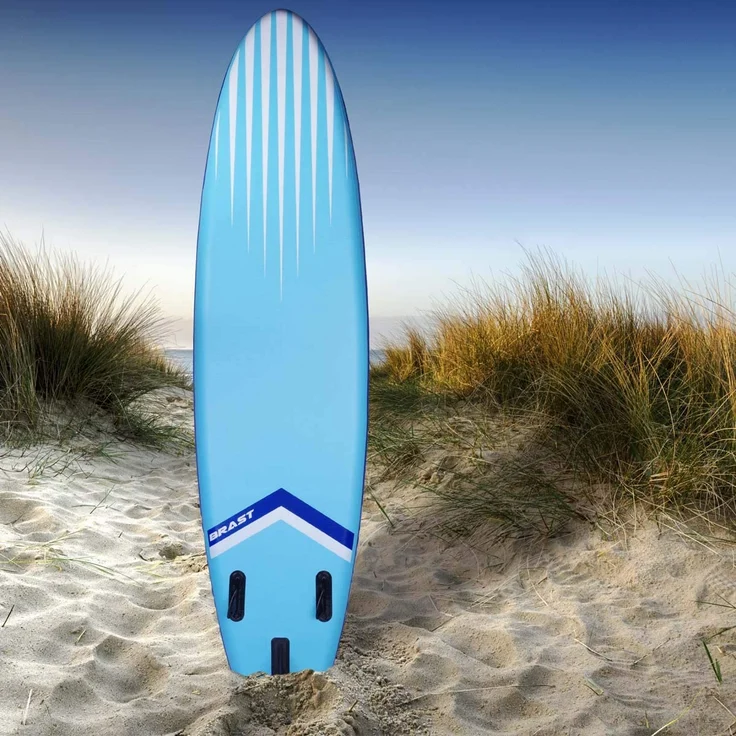 BRAST SUP Board Pro Aufblasbares Stand up Paddle Set 320cm Blau incl. Zubehör Paddel Pumpe Rucksack – Bild 2