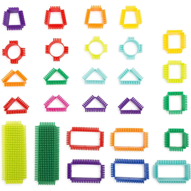 Holz- und Noppenbausteine Bauernhof – Bild 3