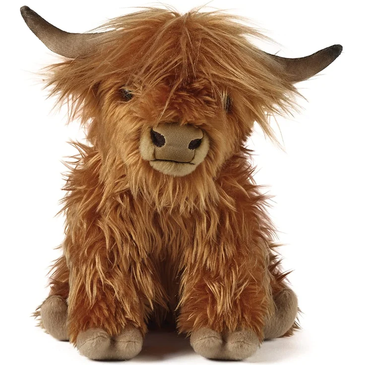 Living Nature Soft Toy - Hochlandrinder mit Klang, Braun, 30 cm – Bild 1