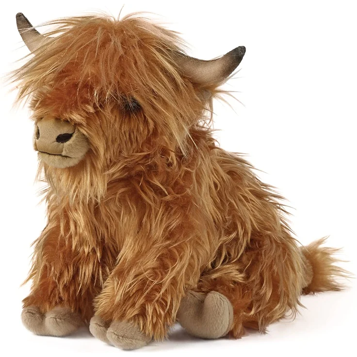 Living Nature Soft Toy - Hochlandrinder mit Klang, Braun, 30 cm – Bild 2