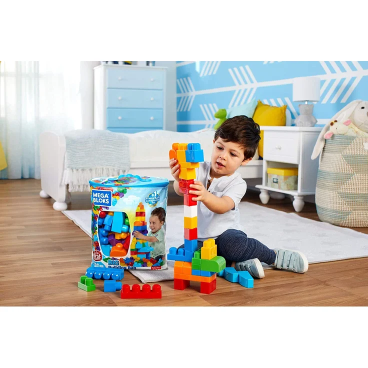 Mattel Mega Bloks First Builders Bausteinebeutel Large 80 Teile – Bild 6