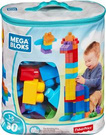 Mattel Mega Bloks First Builders Bausteinebeutel Large 80 Teile
