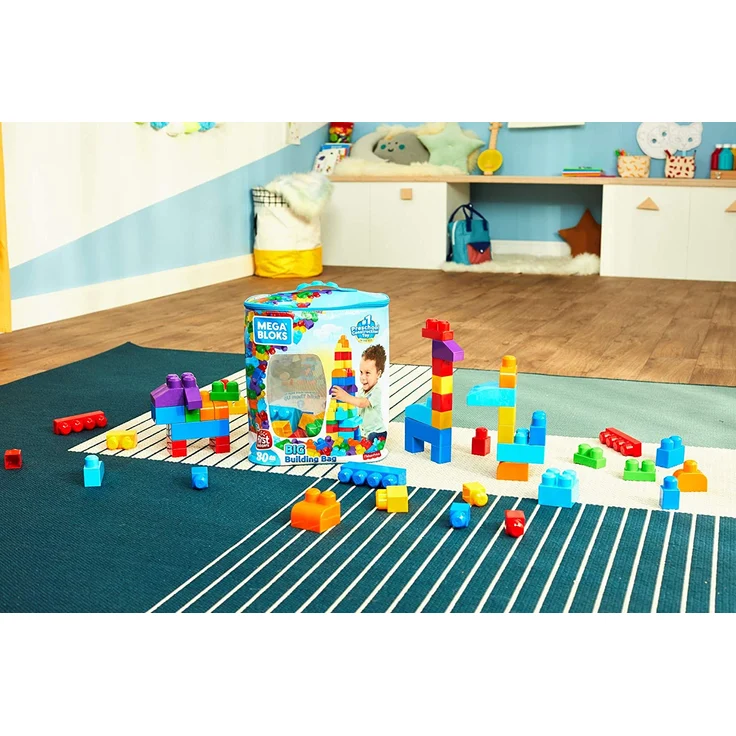 Mattel Mega Bloks First Builders Bausteinebeutel Large 80 Teile – Bild 5