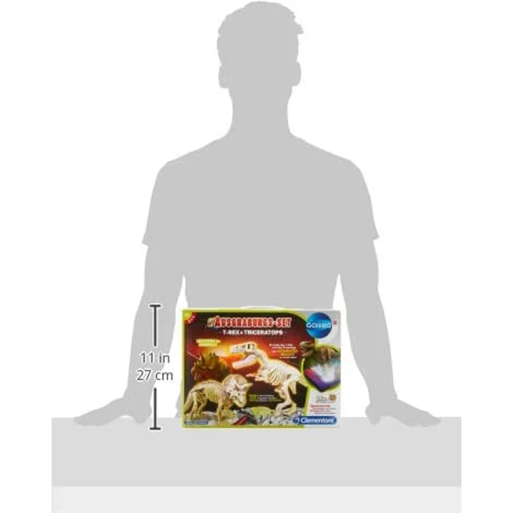 Clementoni 69408.2 - Galileo - Ausgrabungsset T-Rex und Triceratops – Bild 6