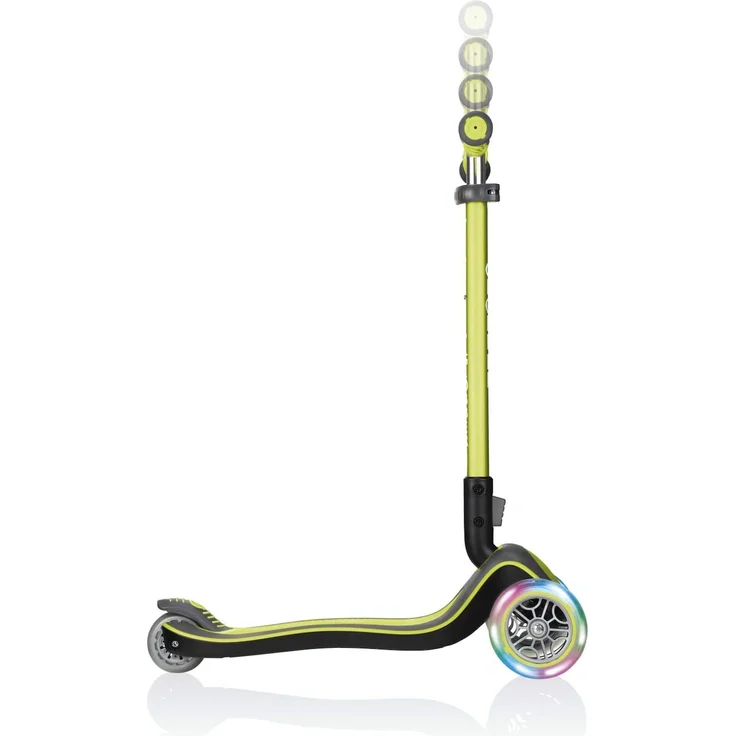 Scooter Globber Elite Lights Deluxe Grün mit Leuchtrollen – Bild 5
