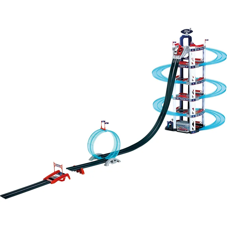 Theo Klein 3310 Ford Parkhaus mit 6 Ebenen und Looping