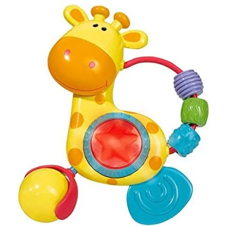 Simba 104014637 - ABC Licht und Musik Rassel 18 cm