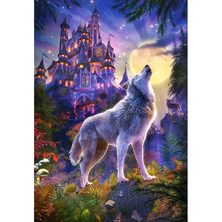 Castorland C-104178-2 Wolf Castle, 1000 Teile Puzzle, Bunt