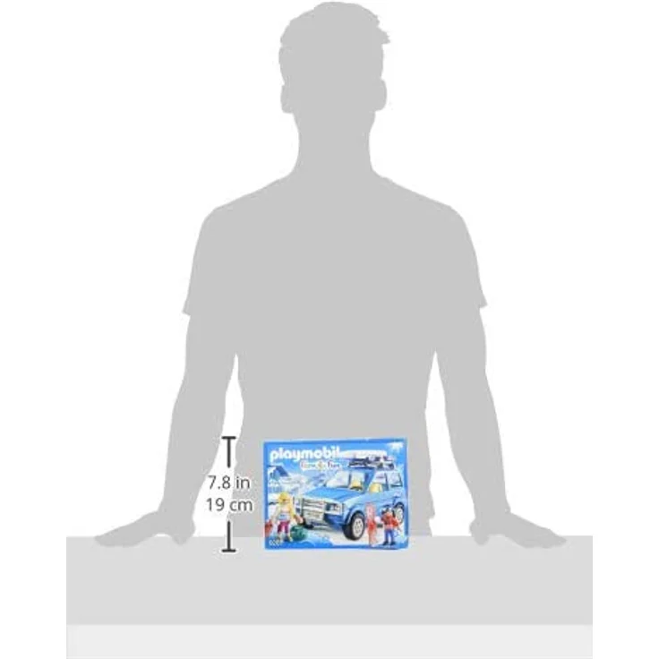 PLAYMOBIL Family Fun 9281 Auto mit Dachbox, Ab 4 Jahren – Bild 8
