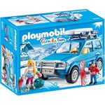 PLAYMOBIL Family Fun 9281 Auto mit Dachbox, Ab 4 Jahren