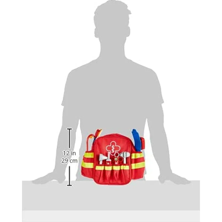 Theo Klein 4314 Rettungsrucksack I Mit Stethoskop, Spritze und vielem mehr I Elektronischer Blutdruckmesser mit Sound I Maße: 28 cm x 25 cm x 8,5 cm I Spielzeug für Kinder ab 3 Jahren, bunt – Bild 9