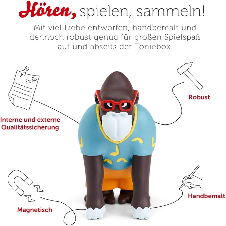 tonies® Hörfigur - Der Gorilla mit der Sonnenbrille – Bild 3