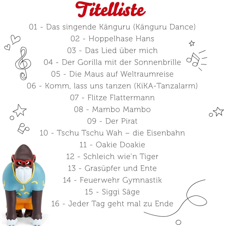 tonies® Hörfigur - Der Gorilla mit der Sonnenbrille – Bild 4