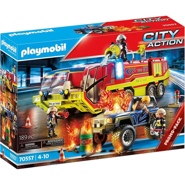Playmobil City Action 70557 - Feuerwehreinsatz mit Löschfahrzeug – Bild 1