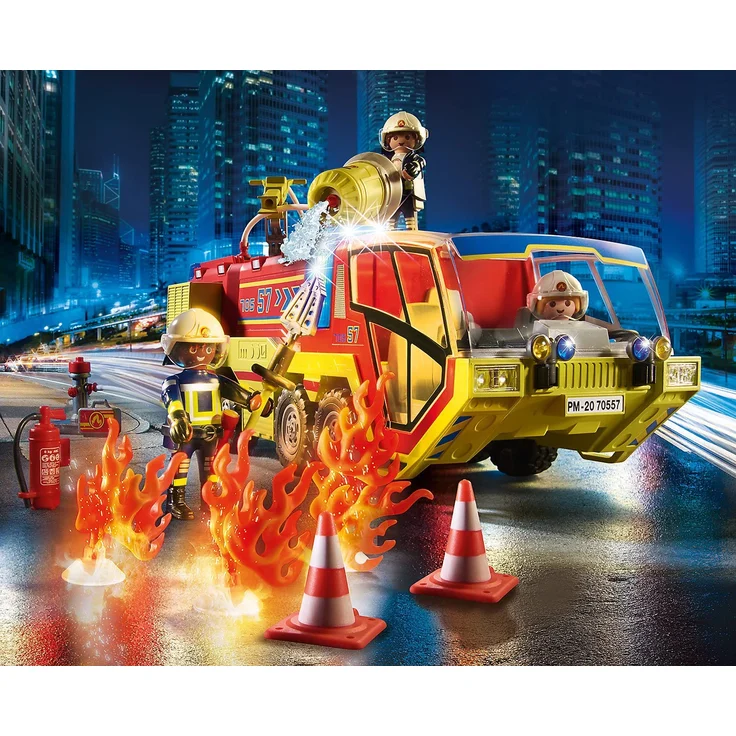 Playmobil City Action 70557 - Feuerwehreinsatz mit Löschfahrzeug – Bild 4