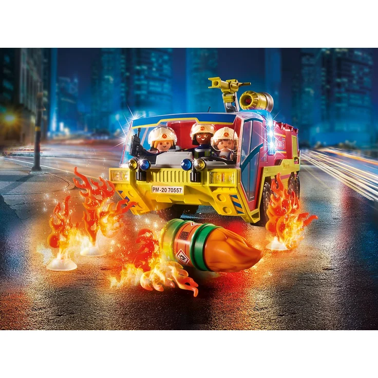 Playmobil City Action 70557 - Feuerwehreinsatz mit Löschfahrzeug – Bild 6