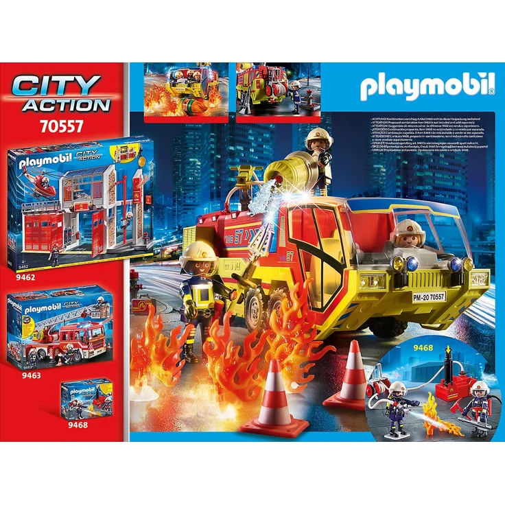 Playmobil City Action 70557 - Feuerwehreinsatz mit Löschfahrzeug – Bild 8