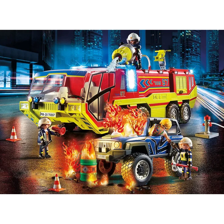 Playmobil City Action 70557 - Feuerwehreinsatz mit Löschfahrzeug – Bild 2