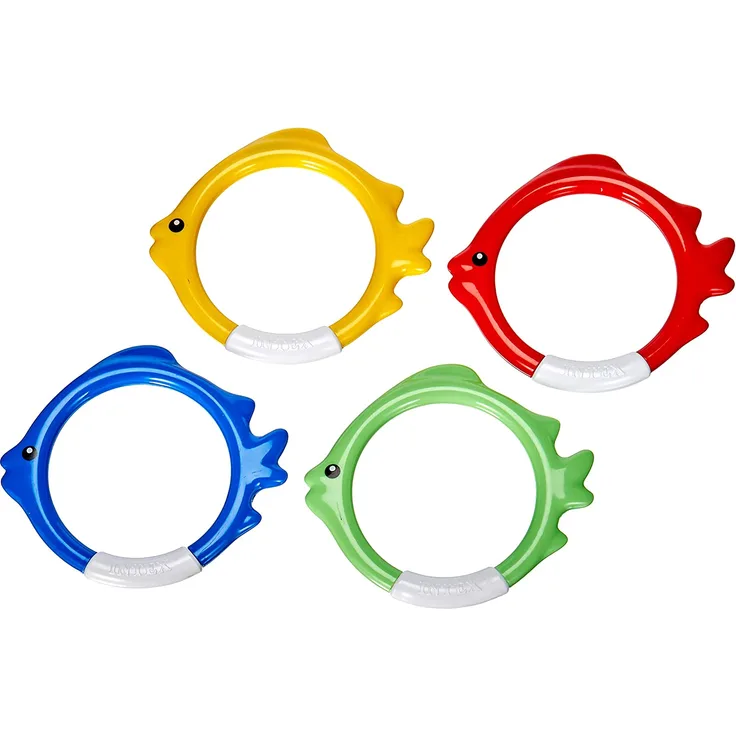 Intex Tauchspiel Dive Rings, Mehrfarbig, 4-teilig