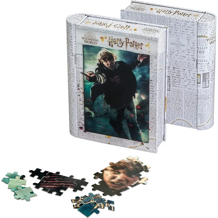 Philos 9043 - Philos 9042 - Wizarding World, Harry Potter, Ron Weasley, 3D-Puzzle in Sammlerbox, 300 Teile