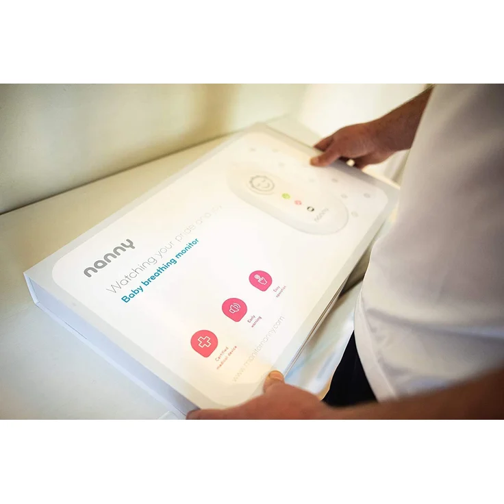 JABLOTRON™ Nanny Monitor BM-02 Babyphone - Atmungsüberwachungsgerät/Atmungs Monitor für Babys mit 1x Sensormatten – Überwachen Sie die Atmung Ihres Kindes – Hergestellt in der EU – Bild 3
