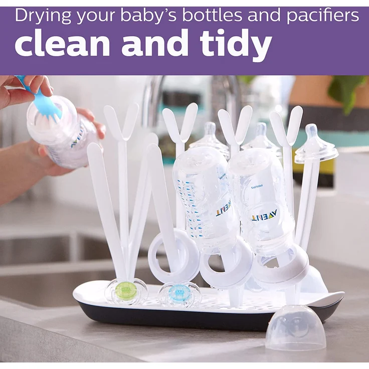 Philips Avent SCF149/00 Trockenständer, weiß/blau – Bild 2