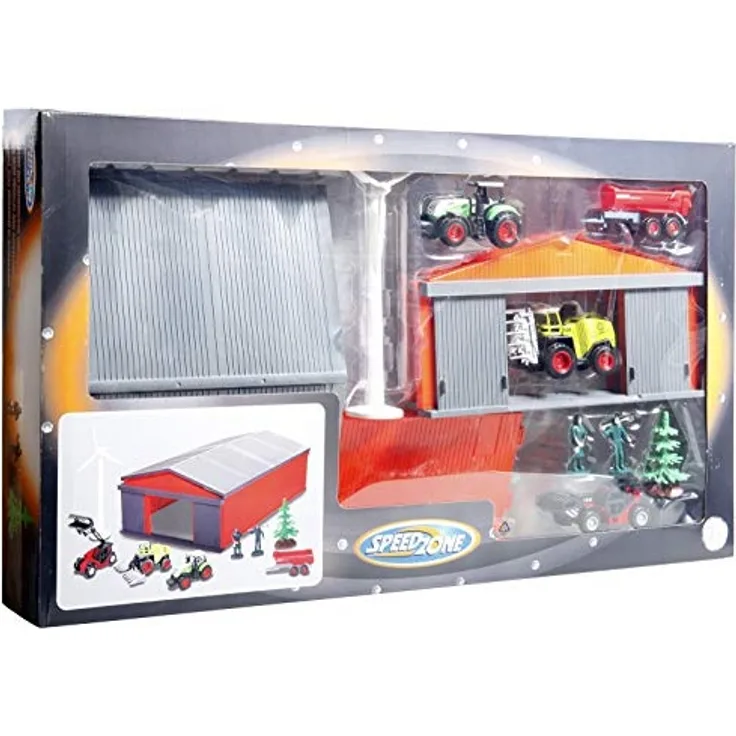 Speed Zone FARMSET Bauernhof, bunt, One Size