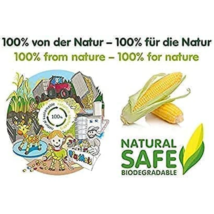 PlayMais WORLD Jungle Bastel-Set für Kinder ab 3 Jahren | Circa 1.000 Stück, Vorlagen & Anleitungen zum Basteln | Geschenke für Kinder | Fördert Kreativität & Feinmotorik | Natürliches Spielzeug – Bild 8