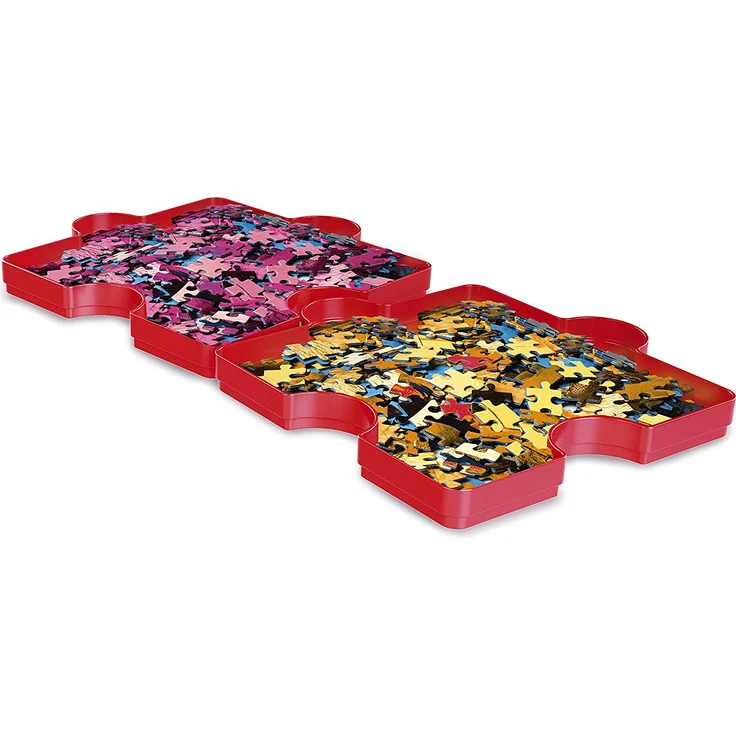 Clementoni 37040 Puzzle Sortierer, praktische Aufbewahrung für Puzzleteile, Schalen zur einfachen Organisation & Transport, Zubehör für kleine Puzzle-Experten ab 6 Jahren – Bild 2