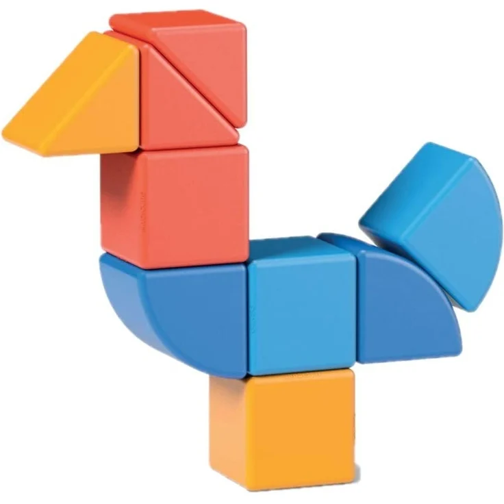 Geomag 201 Magicube, Gelb, Orange, Blau – Bild 8