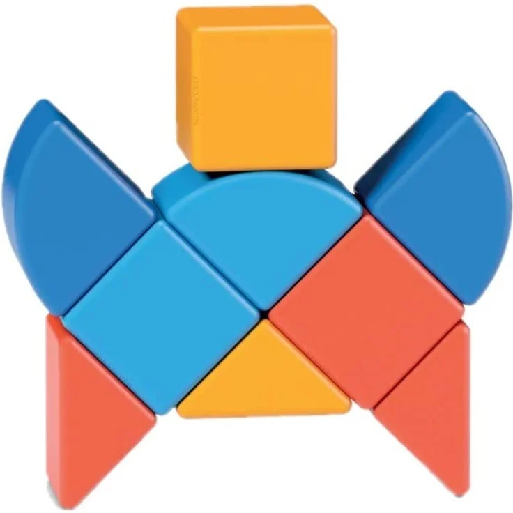 Geomag 201 Magicube, Gelb, Orange, Blau – Bild 6