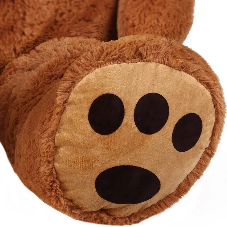 Deuba 'Plüschtier Teddybär XXL Braun 150cm', Riesen Teddy Bär Valentinstag Geschenk, braun – Bild 3
